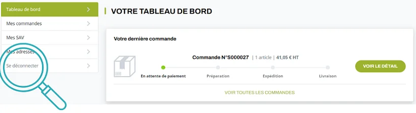 plomberie pro compte client